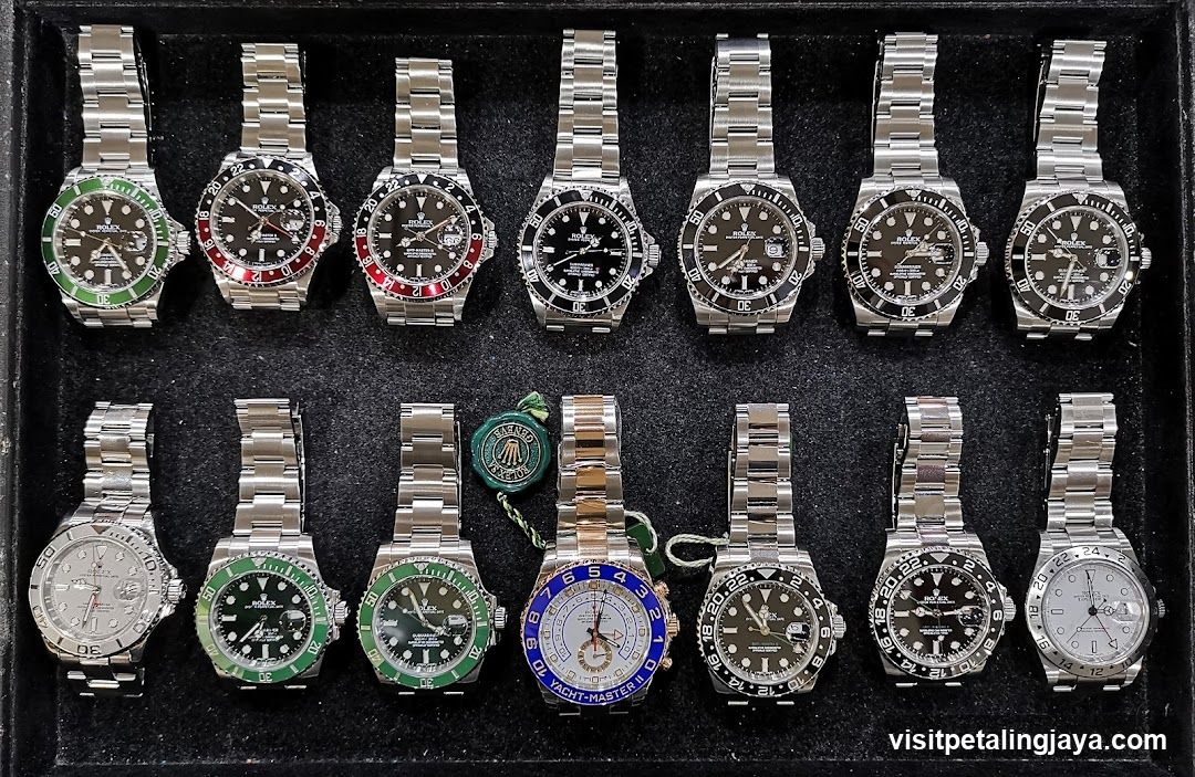 Rolex Watch Collection Display