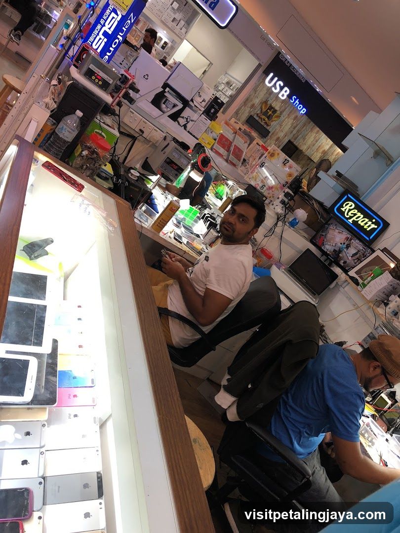 Electronics Repair Shop Interior