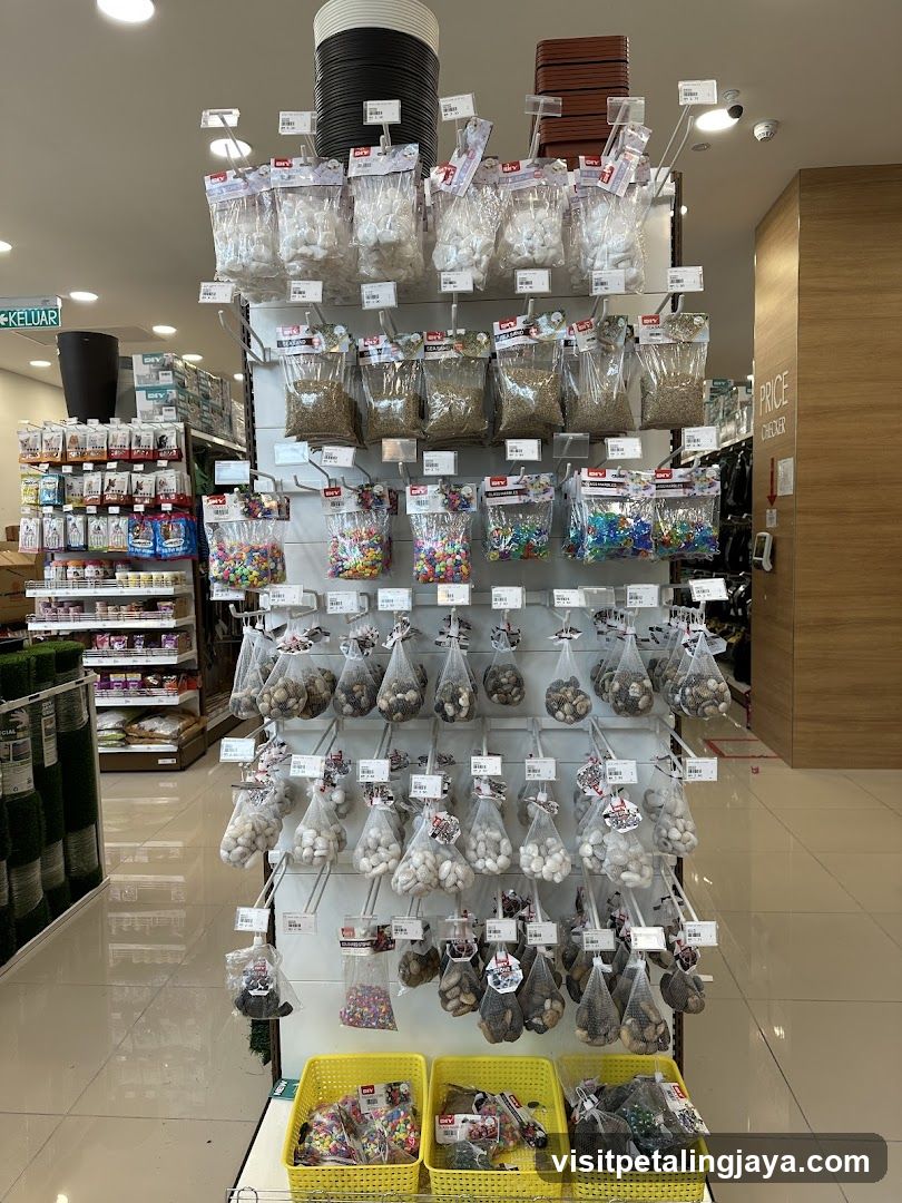 Craft Supplies Display