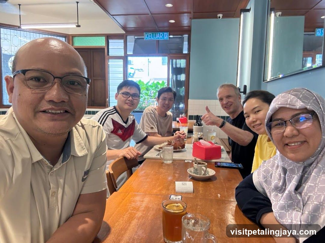 Group at Restaurant Table