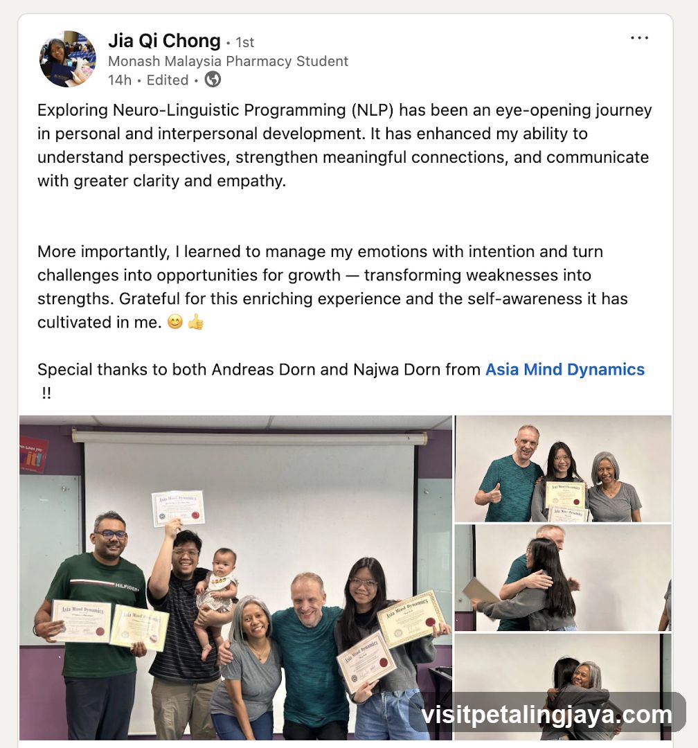 NLP Course Completion Celebration