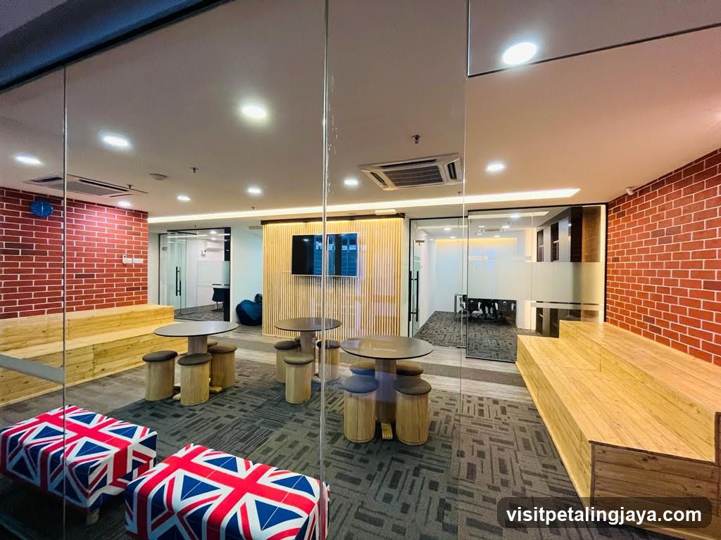 Modern Office Break Room Interior
