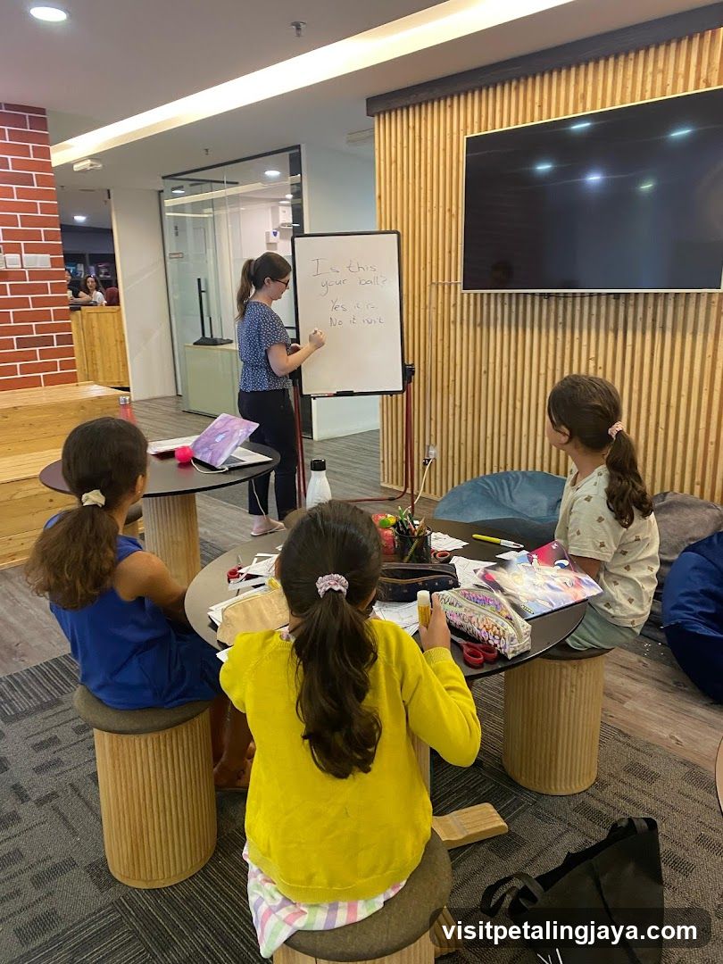Children's Art Class Session