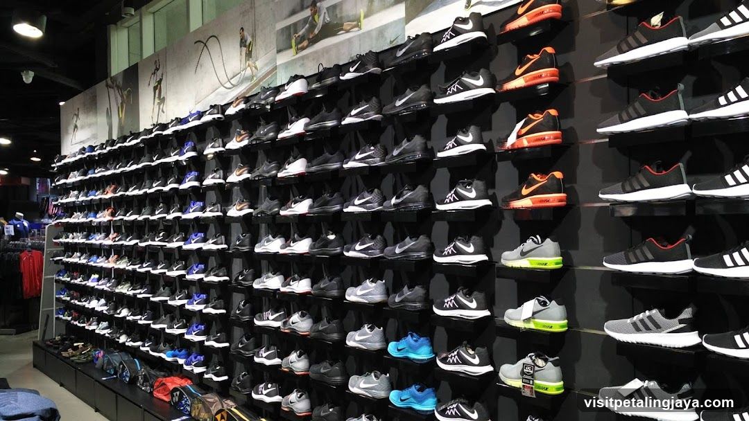 Nike Shoe Display Wall