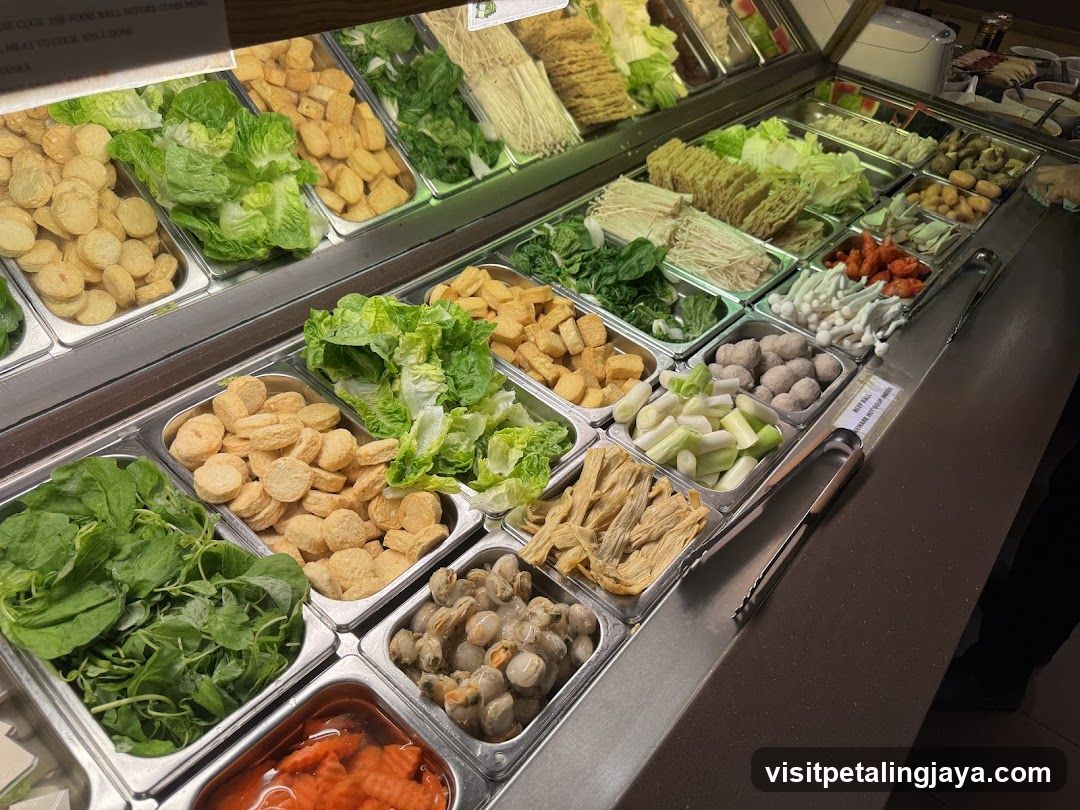 Hot Pot Buffet Display