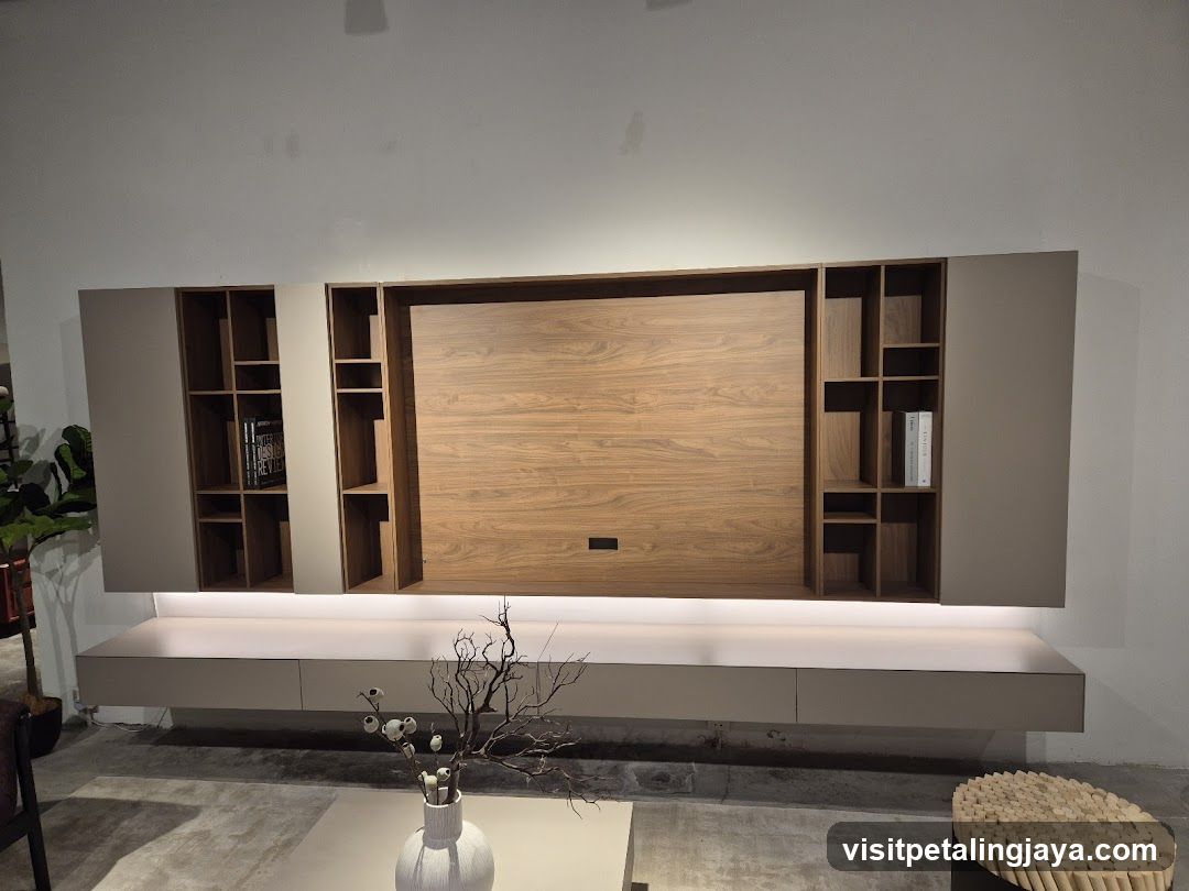 Modern Wall Unit Display