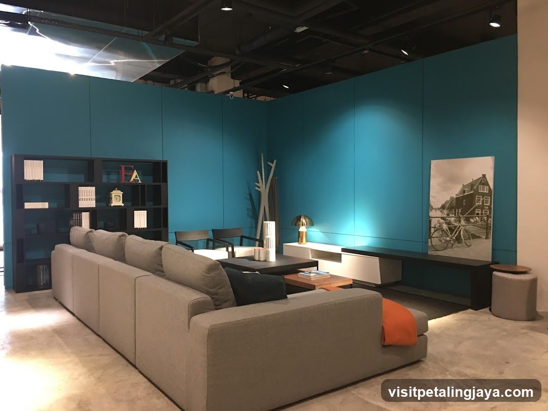 Modern Living Room Display