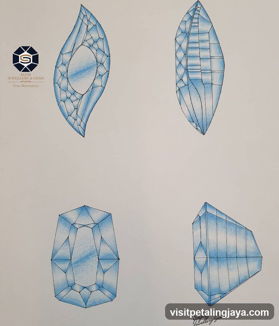 Gemstone Sketches by Safiya Jewellery Gems