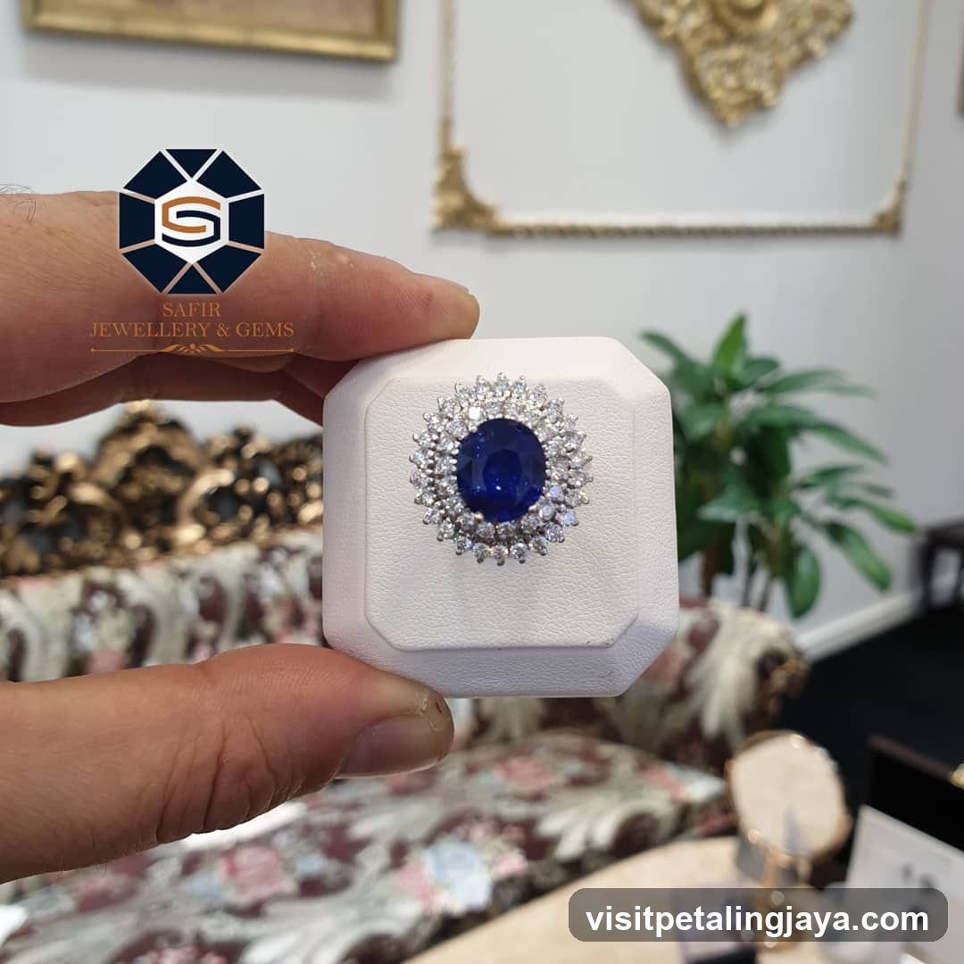 Sapphire Ring Display