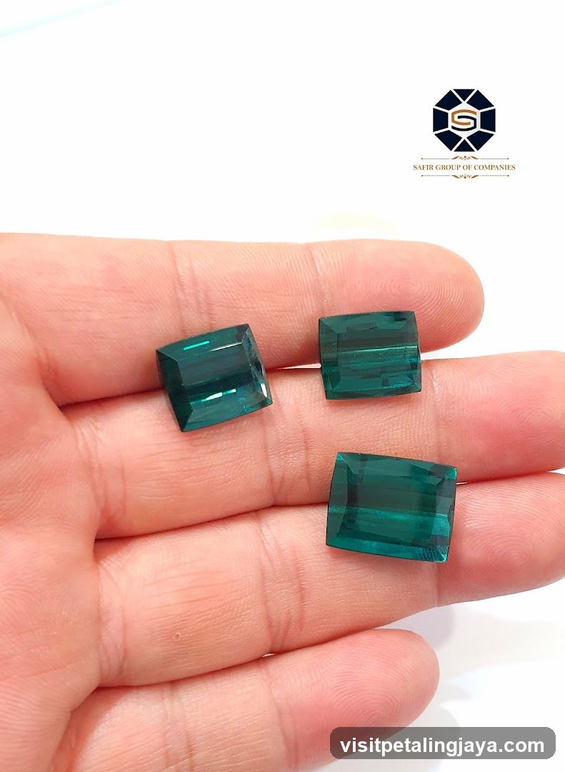 Green Gemstones on Hand