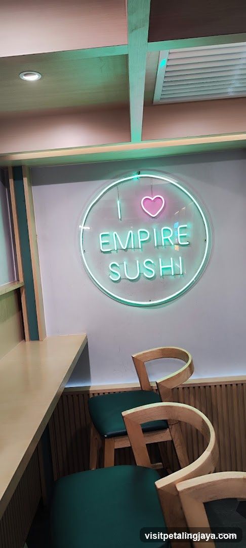 Interior of Empire Sushi