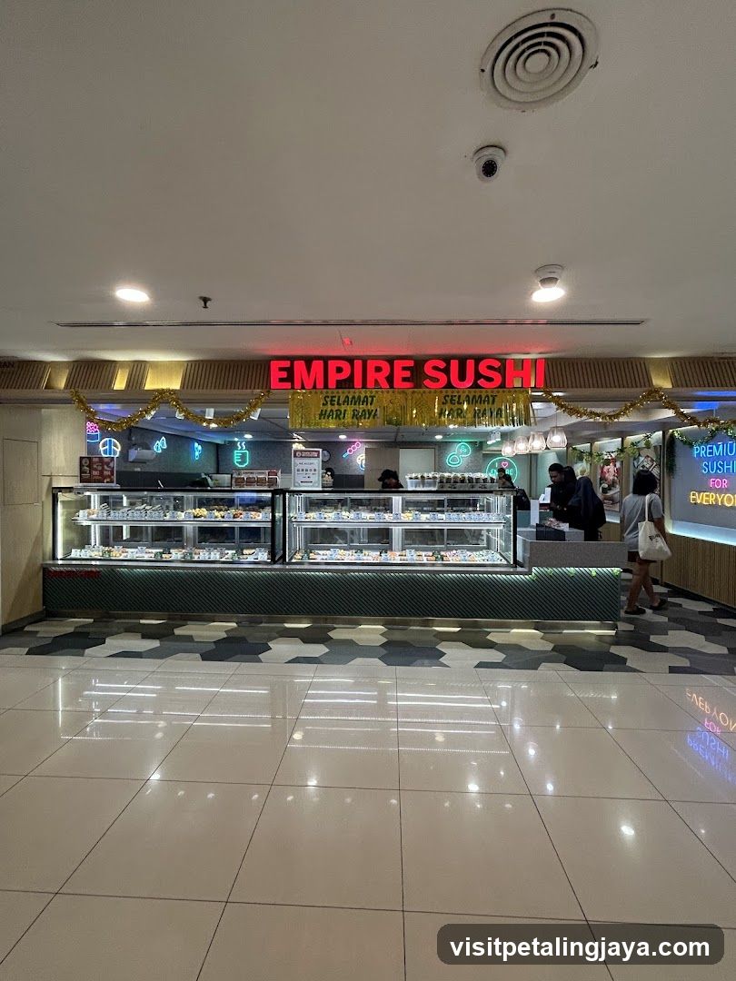 Empire Sushi storefront interior