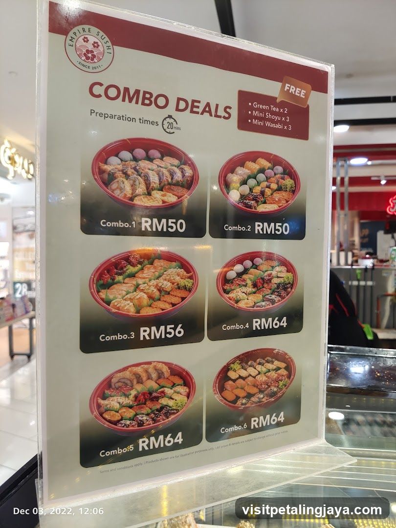 Empire Sushi Combo Deals