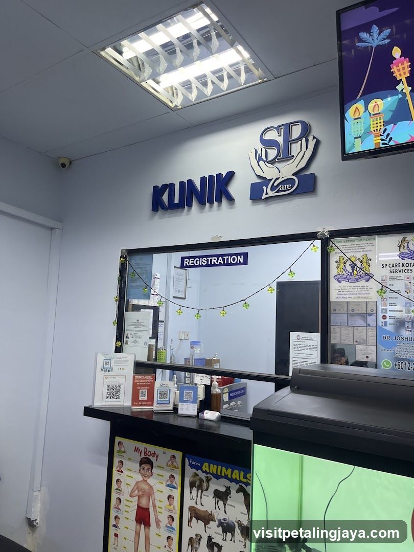 Klinik SP Interior Reception Area