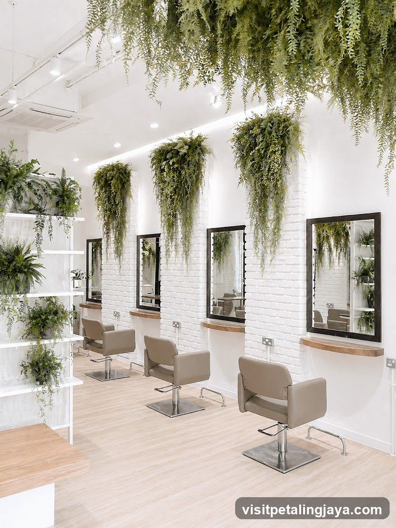 Modern Hair Salon Interior