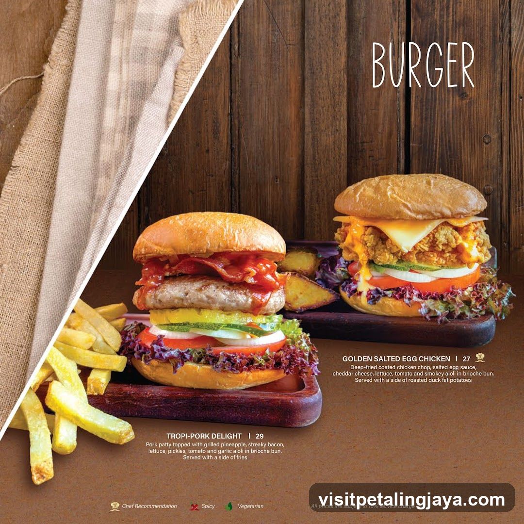 Burger Menu Page