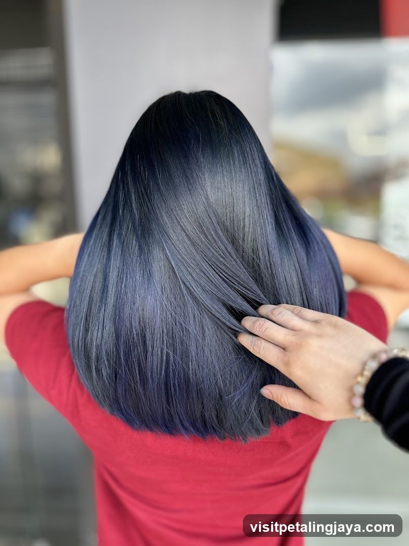 Blue Hair Styling