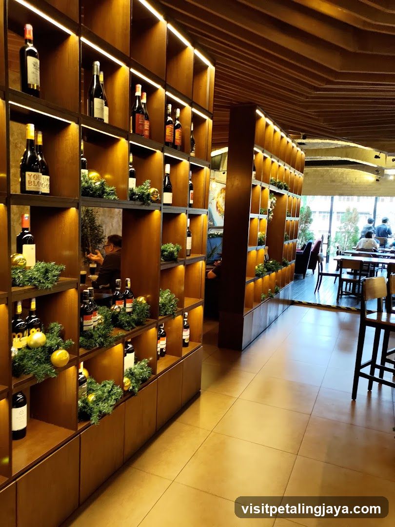 Interior of a wine bar or restaurant