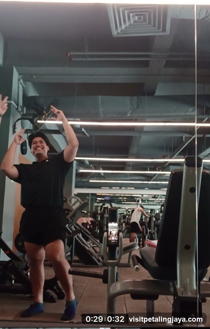 Gym Interior Reflection