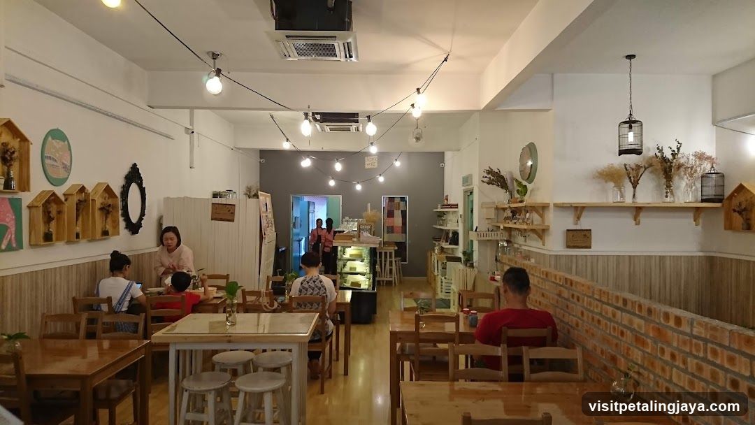 Interior of a cozy cafe or restaurant
