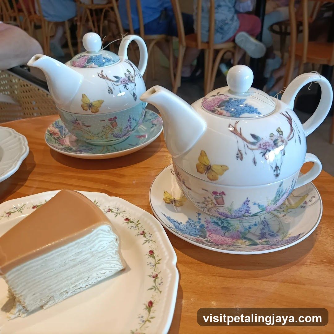 Tea Set with Cake