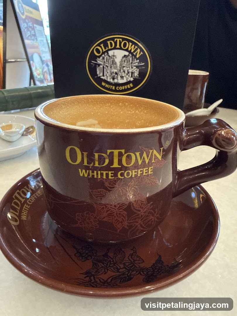 Old Town White Coffee Cup