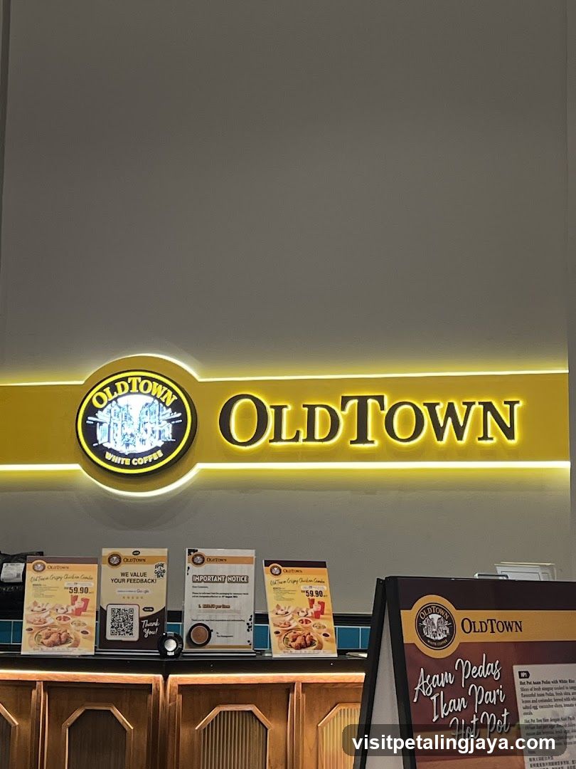 OldTown White Coffee Store Interior