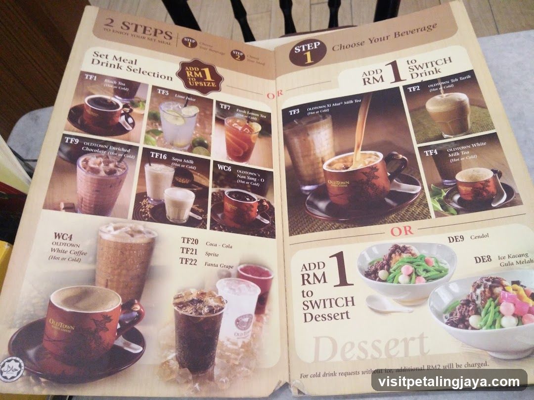 Old Town Coffee Menu