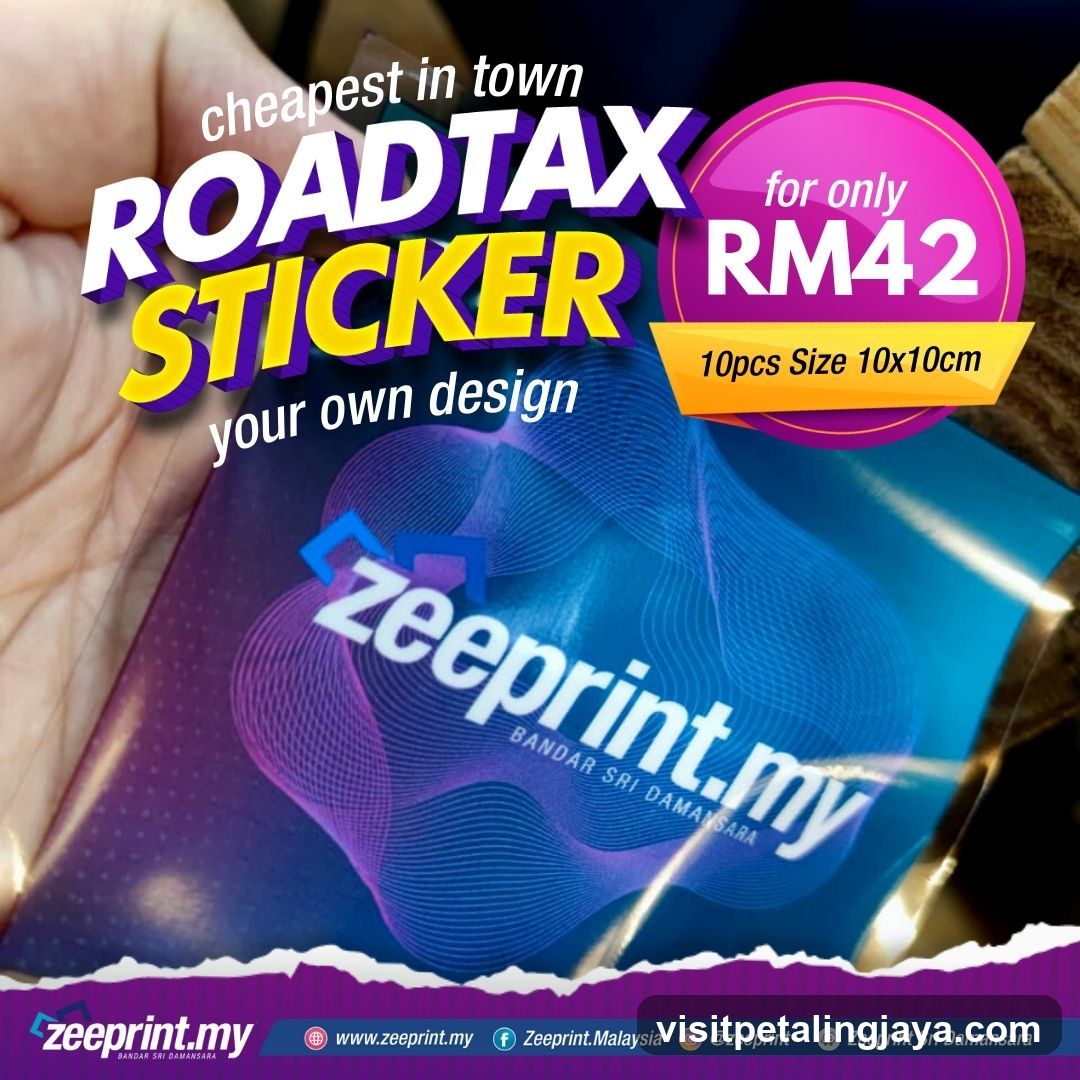 Roadtax Sticker Ad