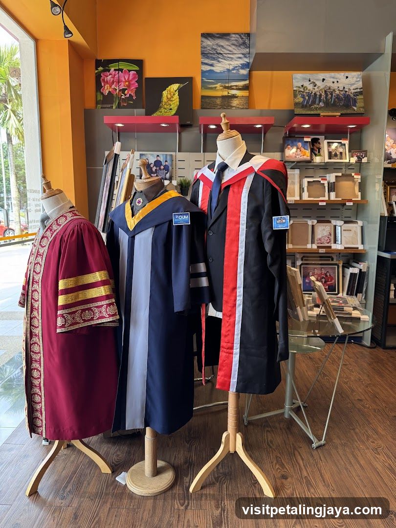 Graduation Gown Display