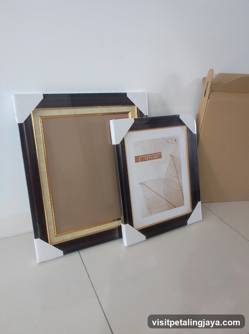 Framed Artwork with Protective Corners