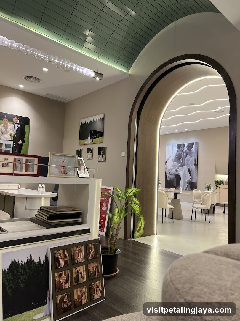 Interior of a photo studio or gallery
