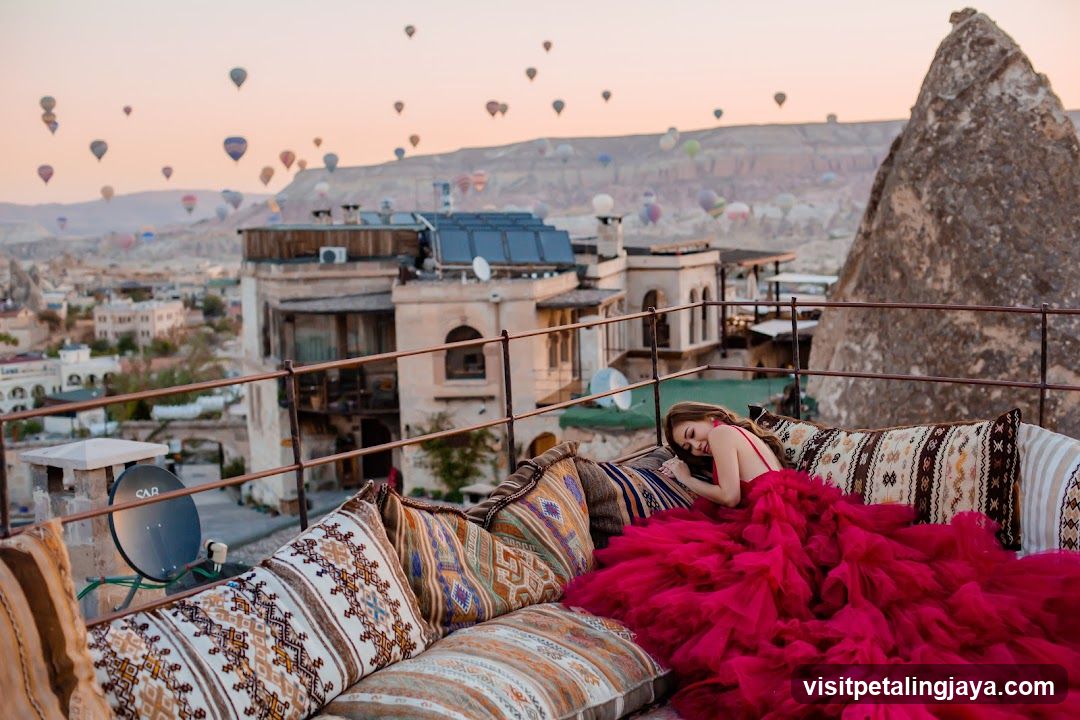 Romantic Sunset in Cappadocia