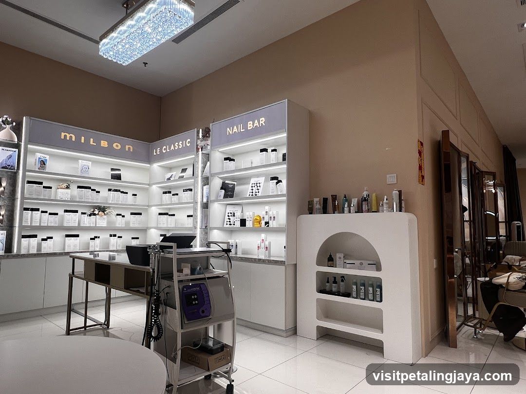 Nail Salon Interior Display