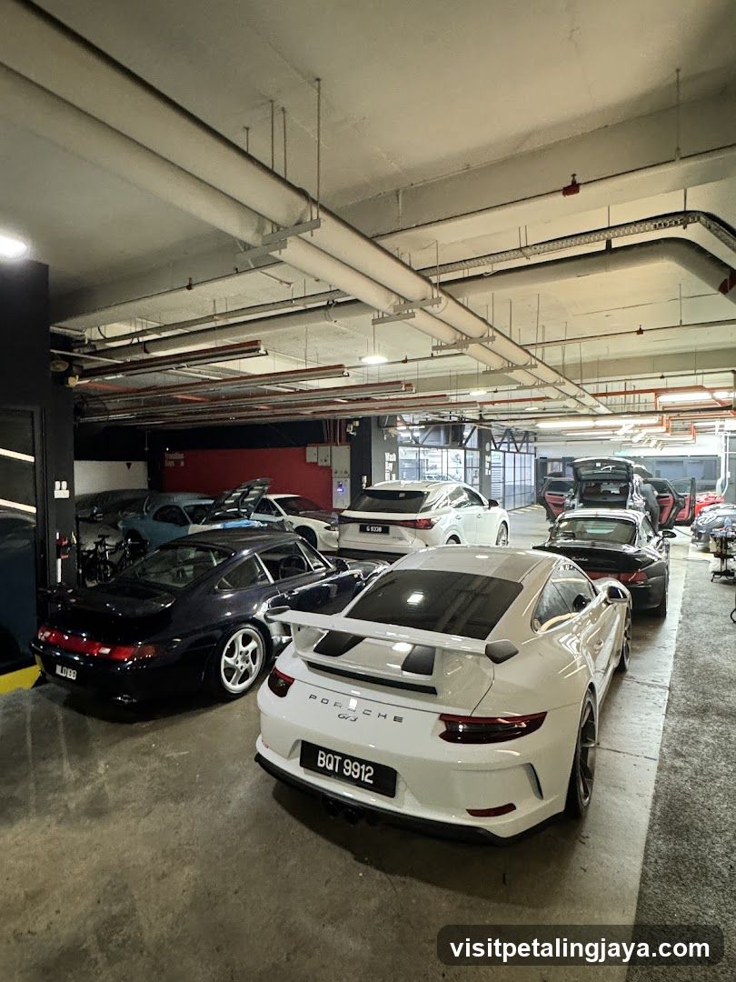 Porsche Garage Interior