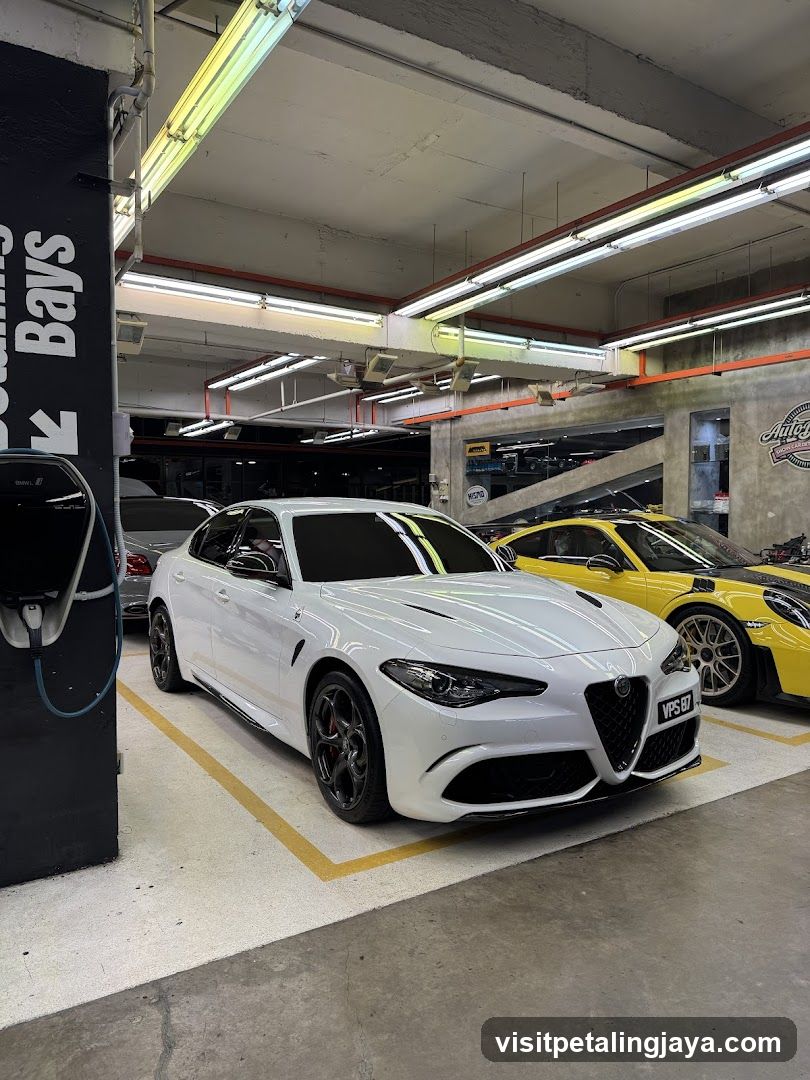 Car Interior Parking Area