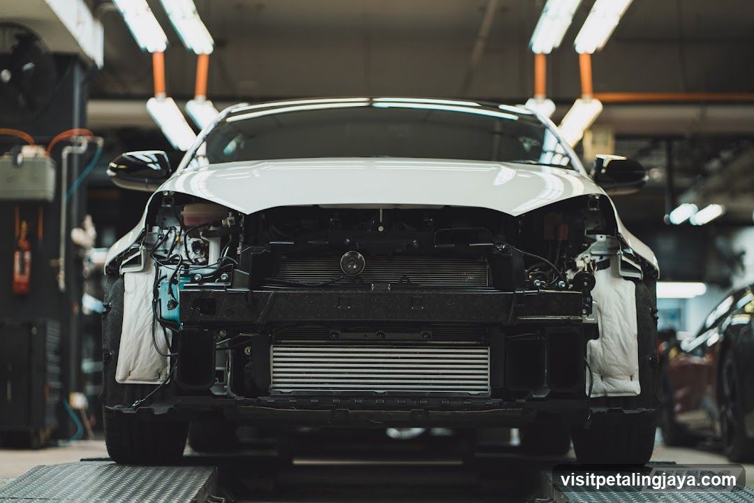 Car in Workshop