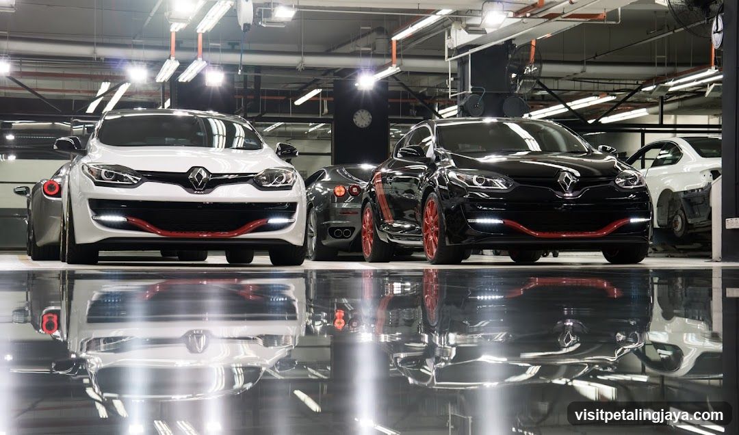 Renault Clio RS in a showroom