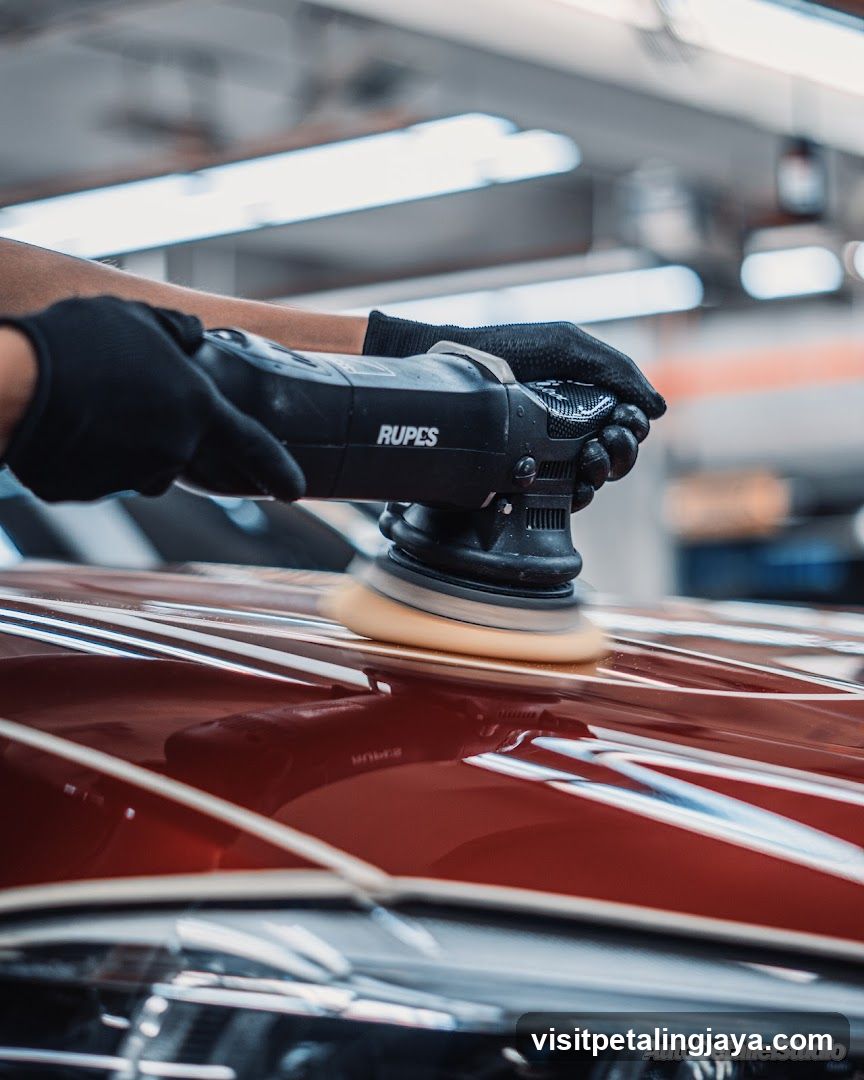 Car Polishing in Detail Studio