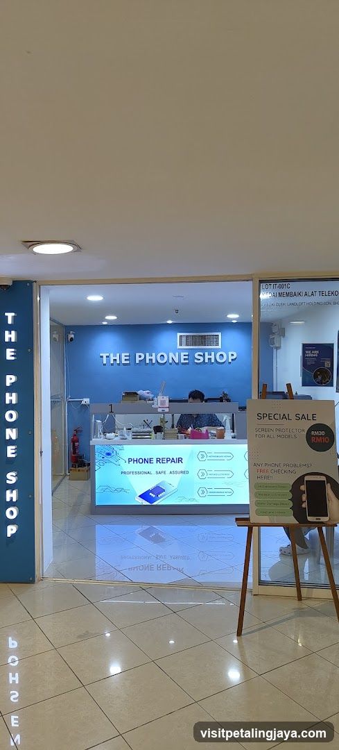 Phone Repair Shop Interior View