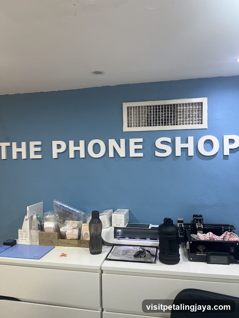 The Phone Shop Interior Counter