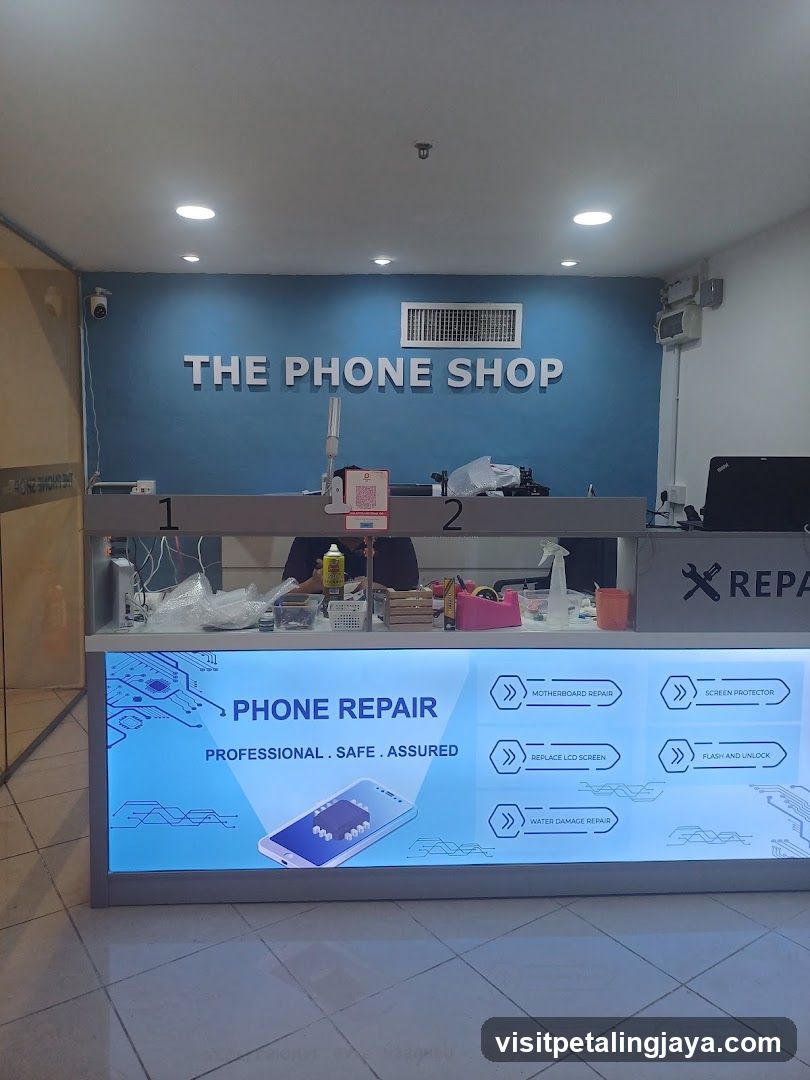 The Phone Shop Counter