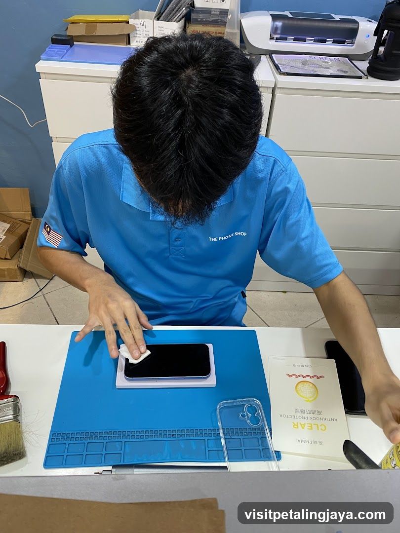 Phone Repair Shop Interior