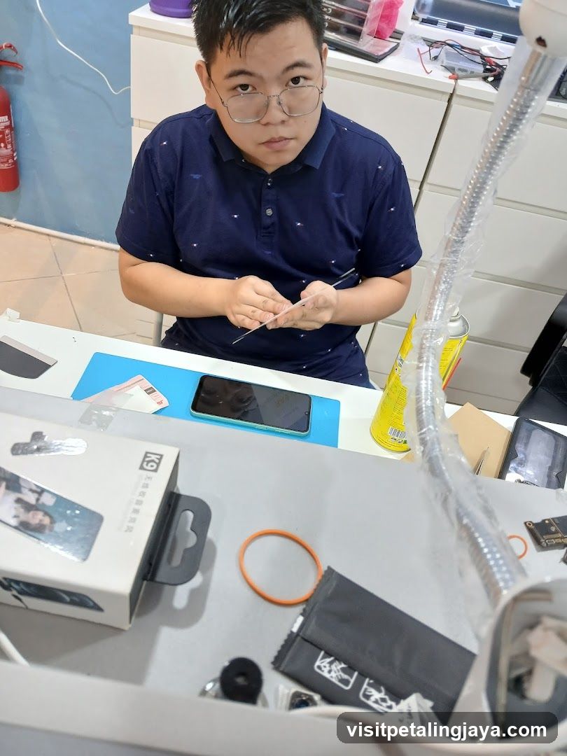 Phone Repair Shop Interior