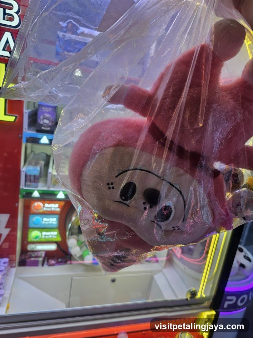 Plush Toy in Plastic Bag