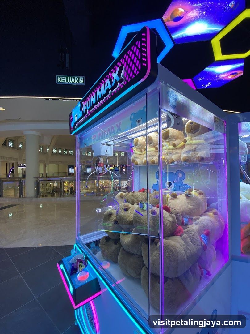 Claw Machine with Stuffed Bears
