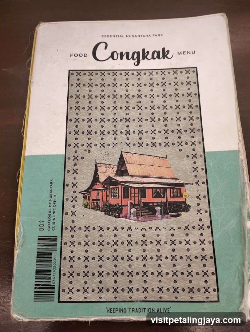 Congkak Menu