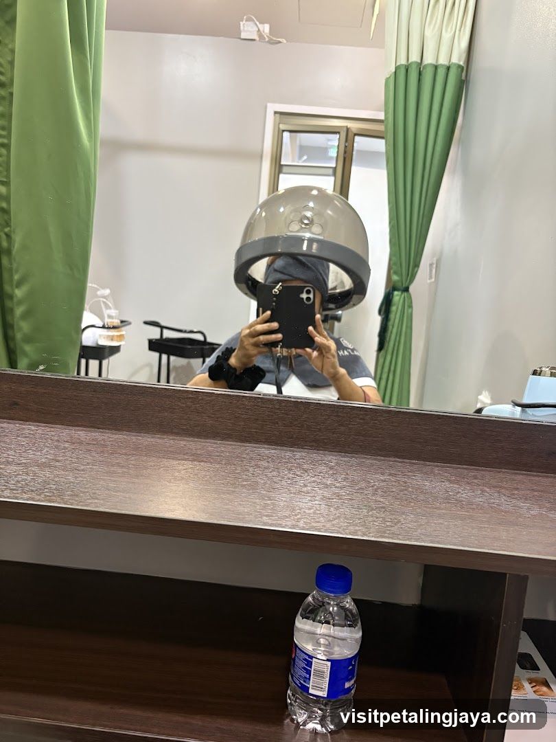 Hair Salon Interior Reflection