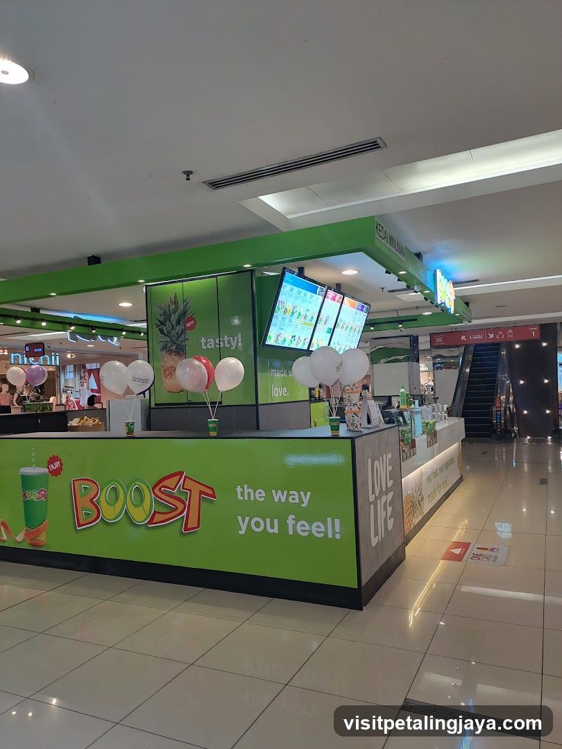 Green Juice Stand Interior