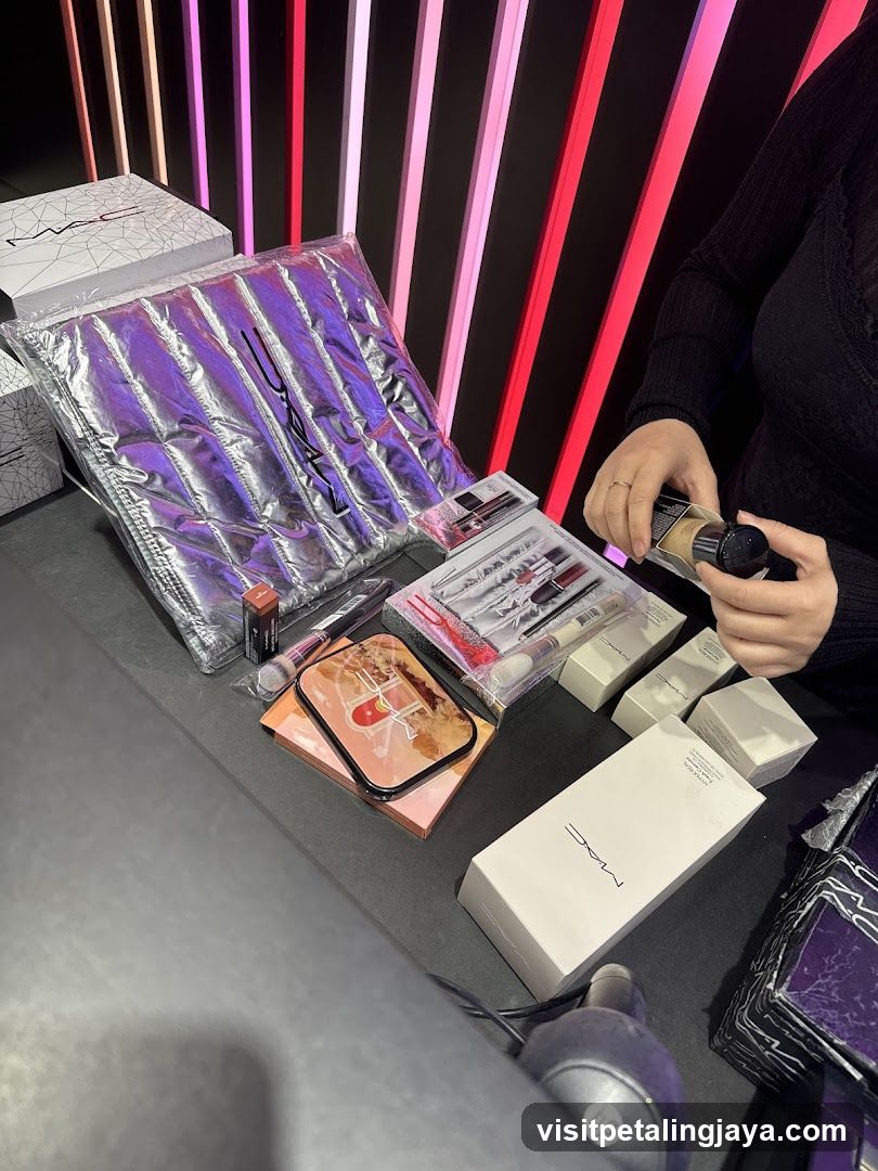 MAC Cosmetics Display
